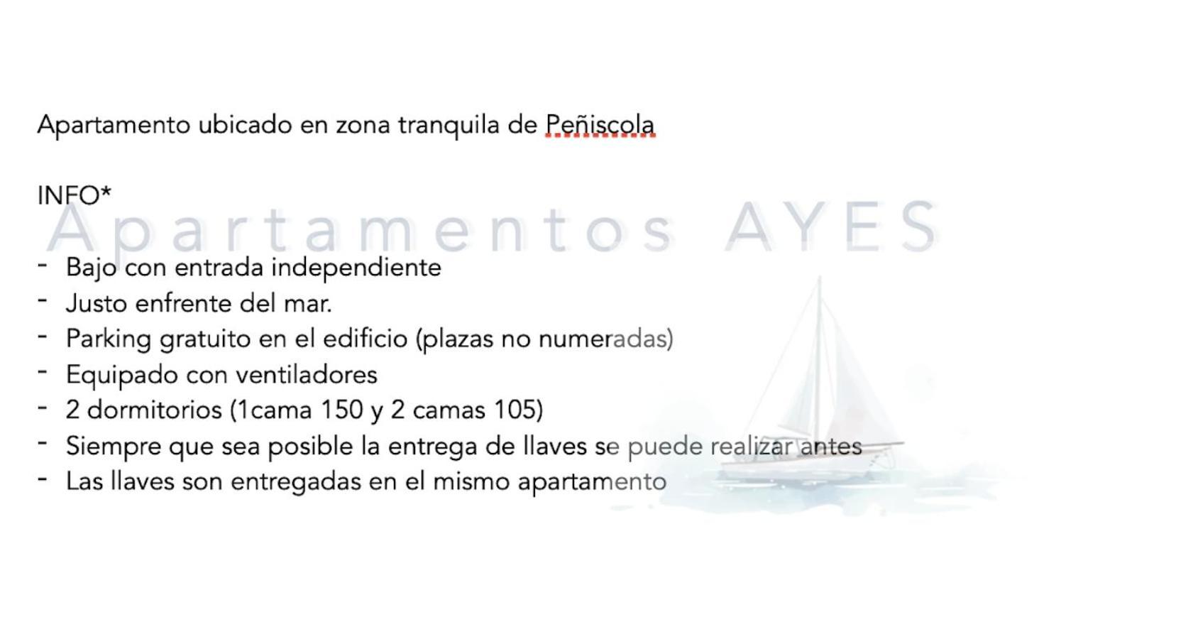 Apartamento Playa Norte Peníscola Exterior foto
